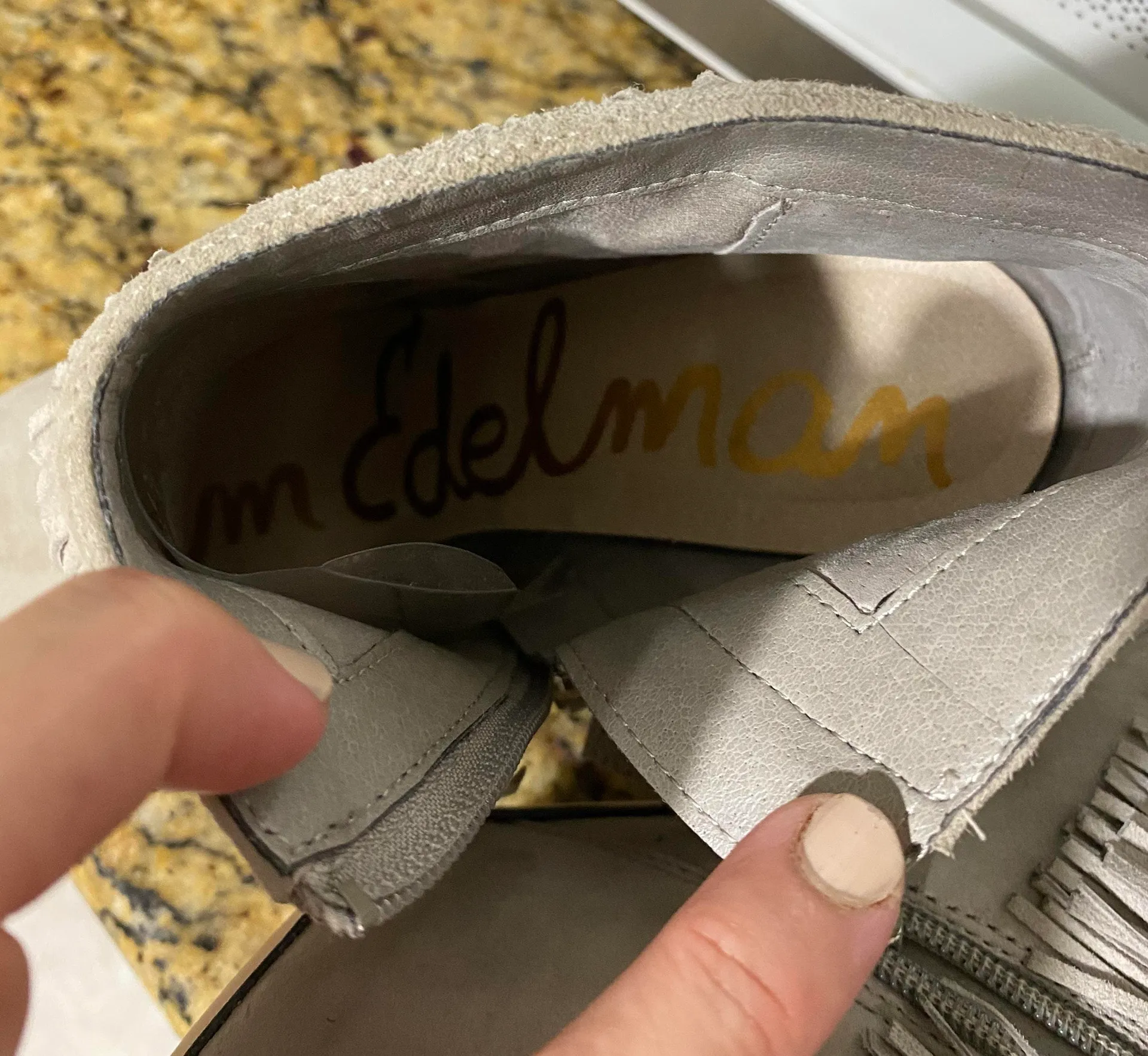 Fringe Ankle Boots Size 8 - Image 5