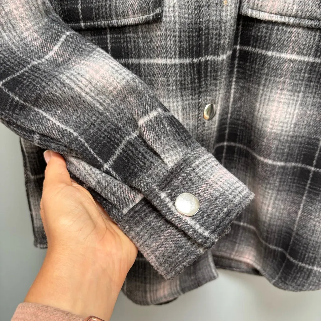 Rails Turner Jacket / Shacket in Ash Pearl Plaid S - Image 8