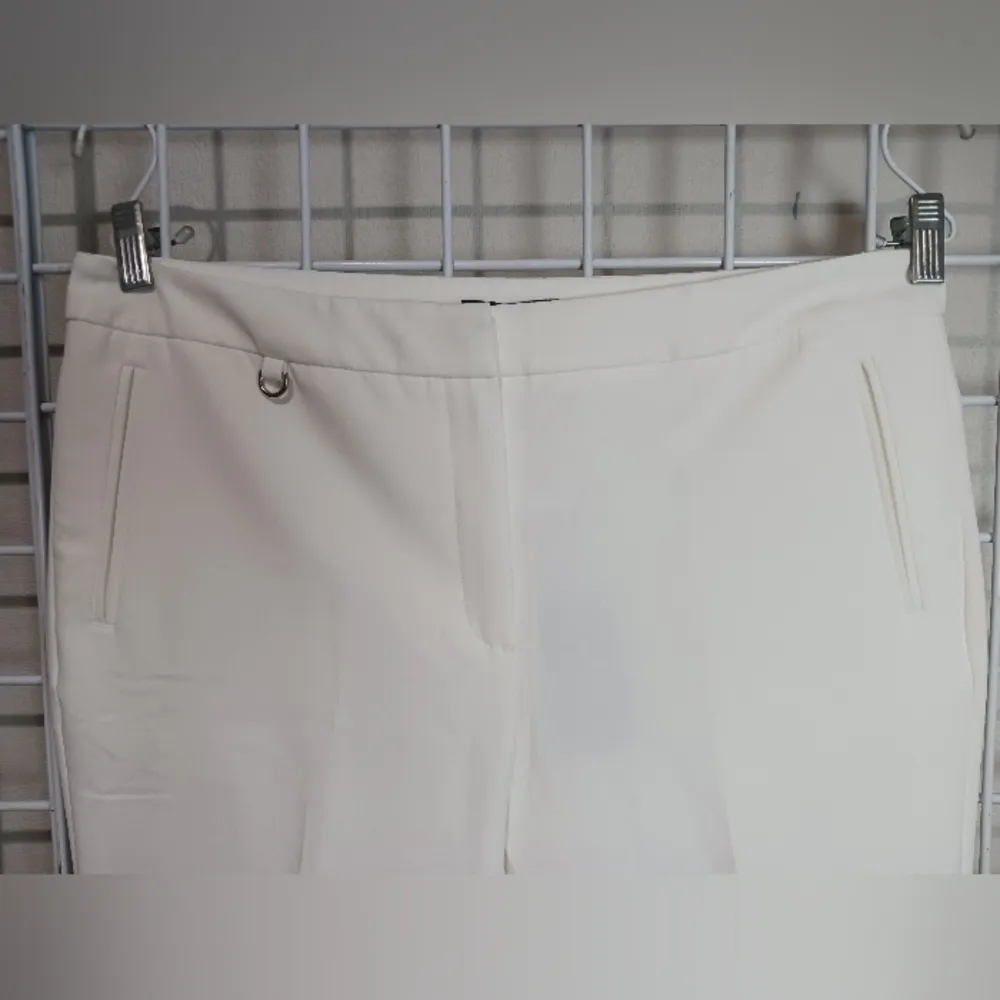 Adrianna Papell White Dress pants Tapered Ankle Size 14 NWT - Image 3