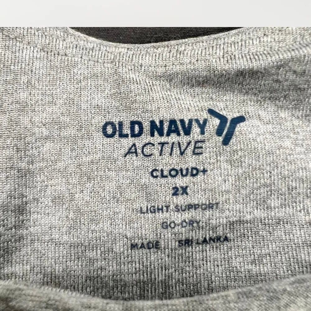 Old Navy Active Gray Crop Top - Image 4