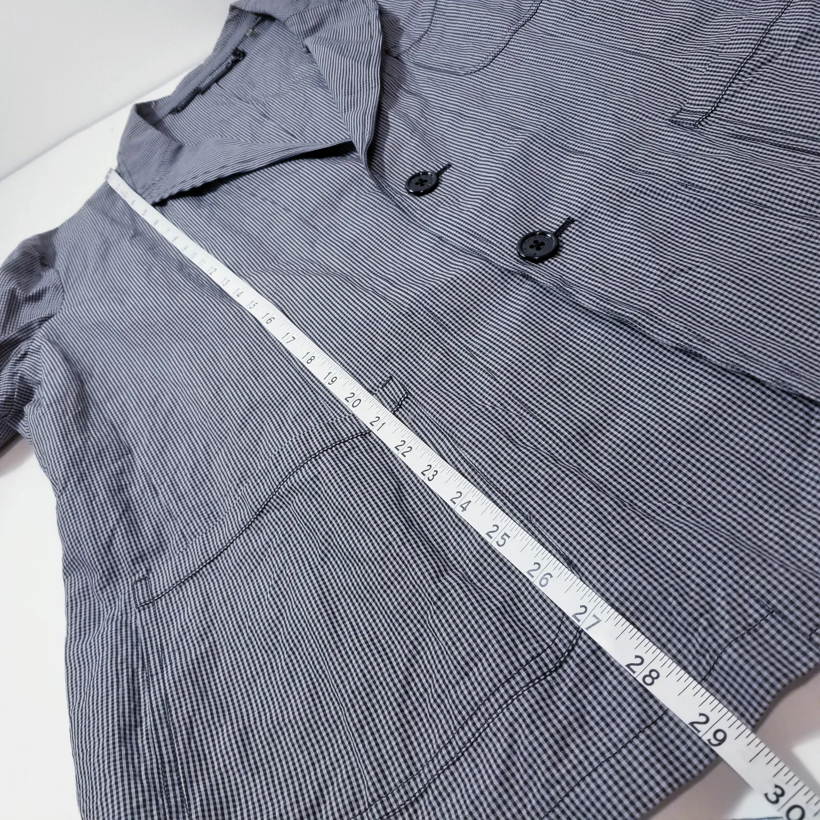 Elie Tahari Plaid Lightweight Blazer - Image 10