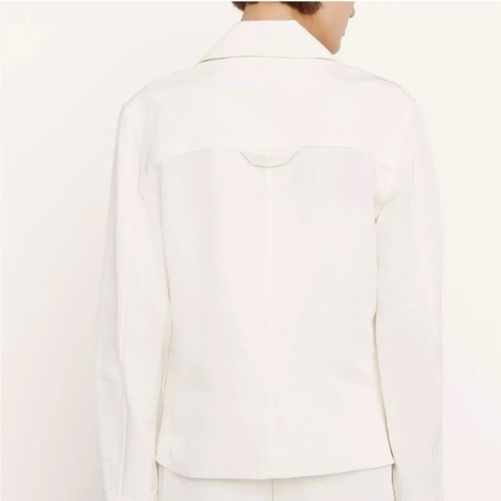 NEW Vince Women’s Textured Shirt Jacket Bone - Image 6