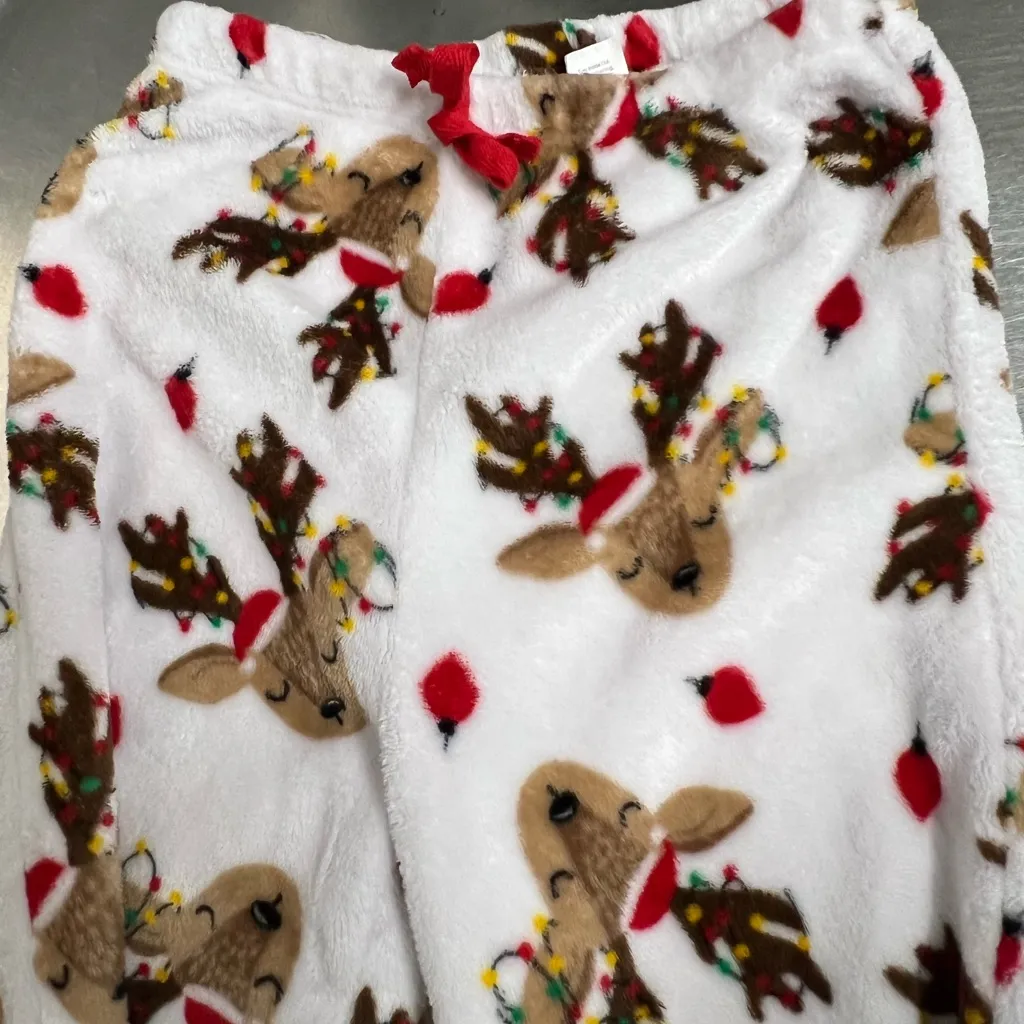 Reindeer Fleece Pajamas - Image 3