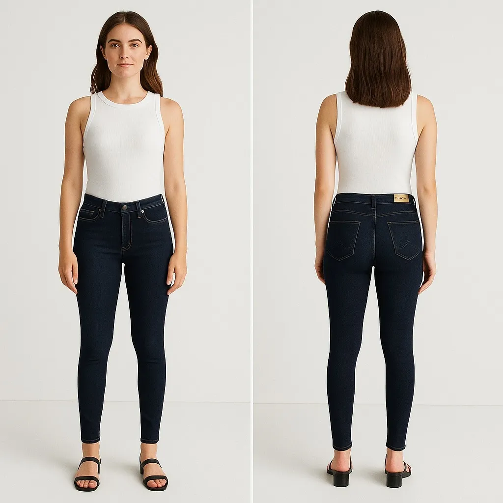 AG Adriano‎ Goldschmied The Legging Super Skinny Jeans 25R Stretch Denim USA - Image 2