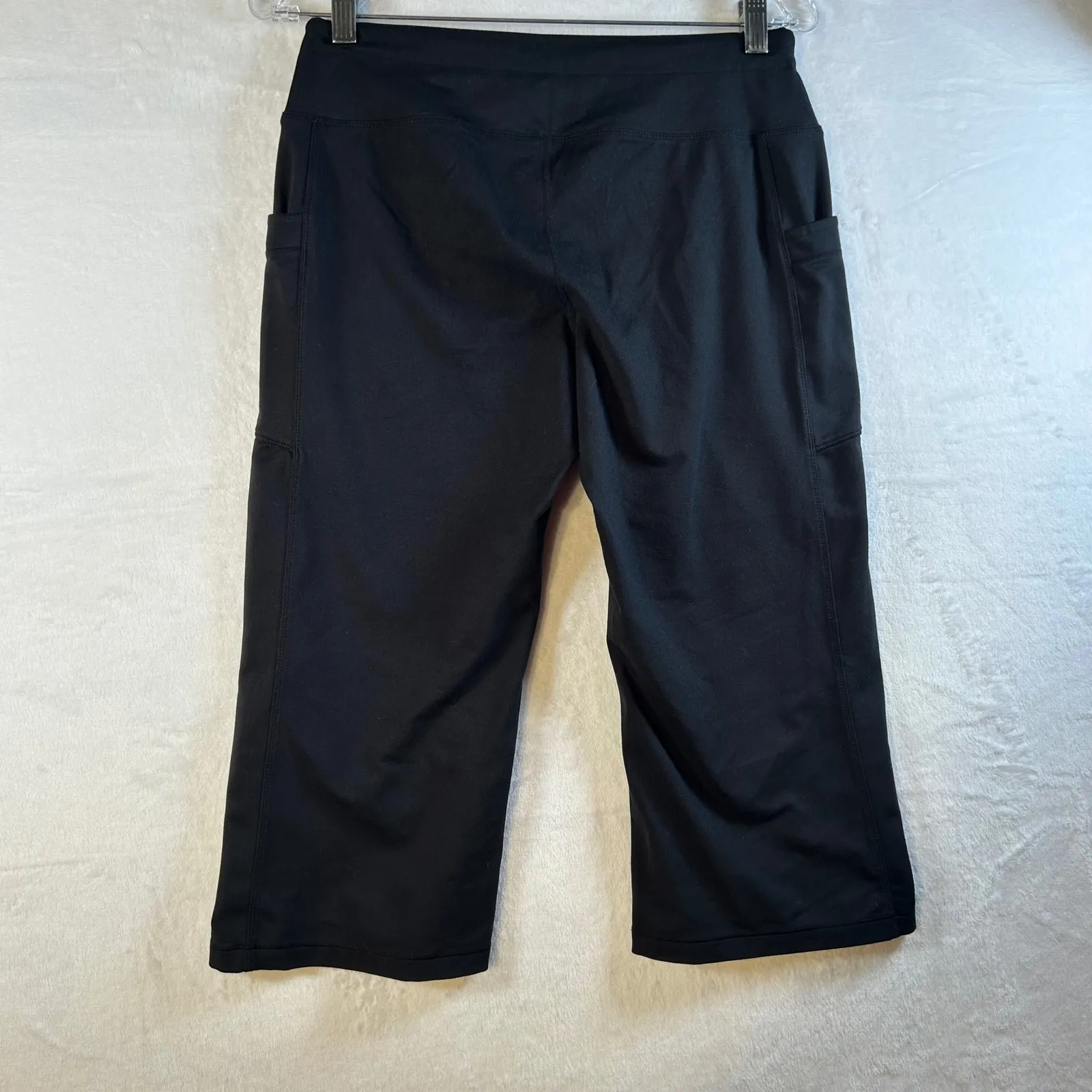 REI Black Capri Pants Womens Size M Athletic Lounge Yoga Activewear Size M - Image 5