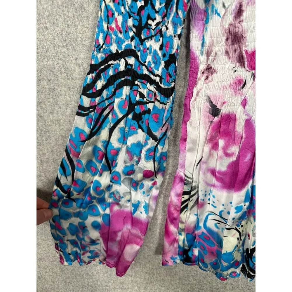 Alberto Makali Small Women Top Long Sleeve Crinkle Lace Fairy Whimsigoth Y2k - Image 15