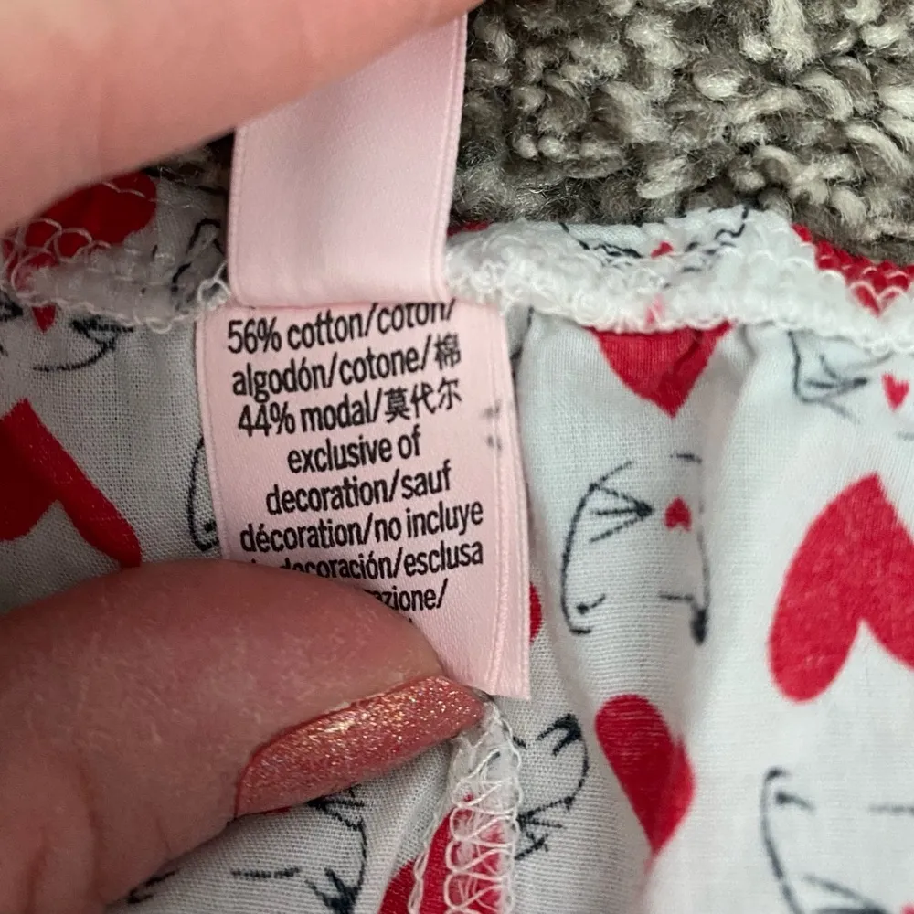 Cat & Heart Print Women's Sleep Shorts - Image 7