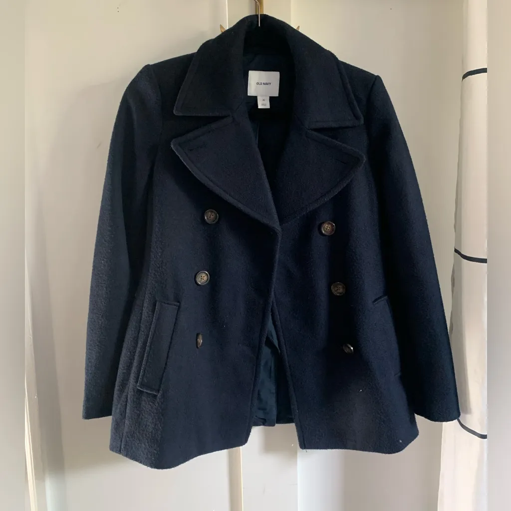 Old Navy In the Blue Peacoat Women’s Size XS Women’s - Image 2