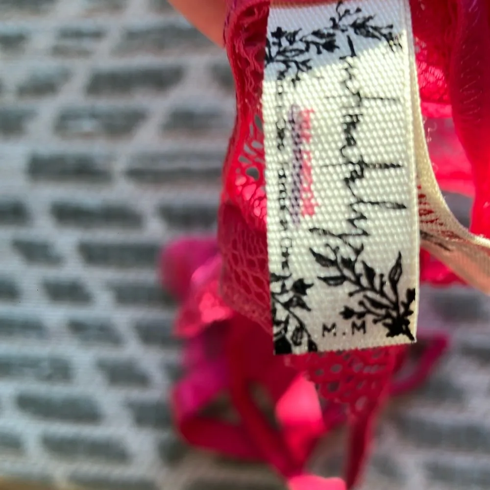 Free People Pink Lace Bralette Intimates - Image 5