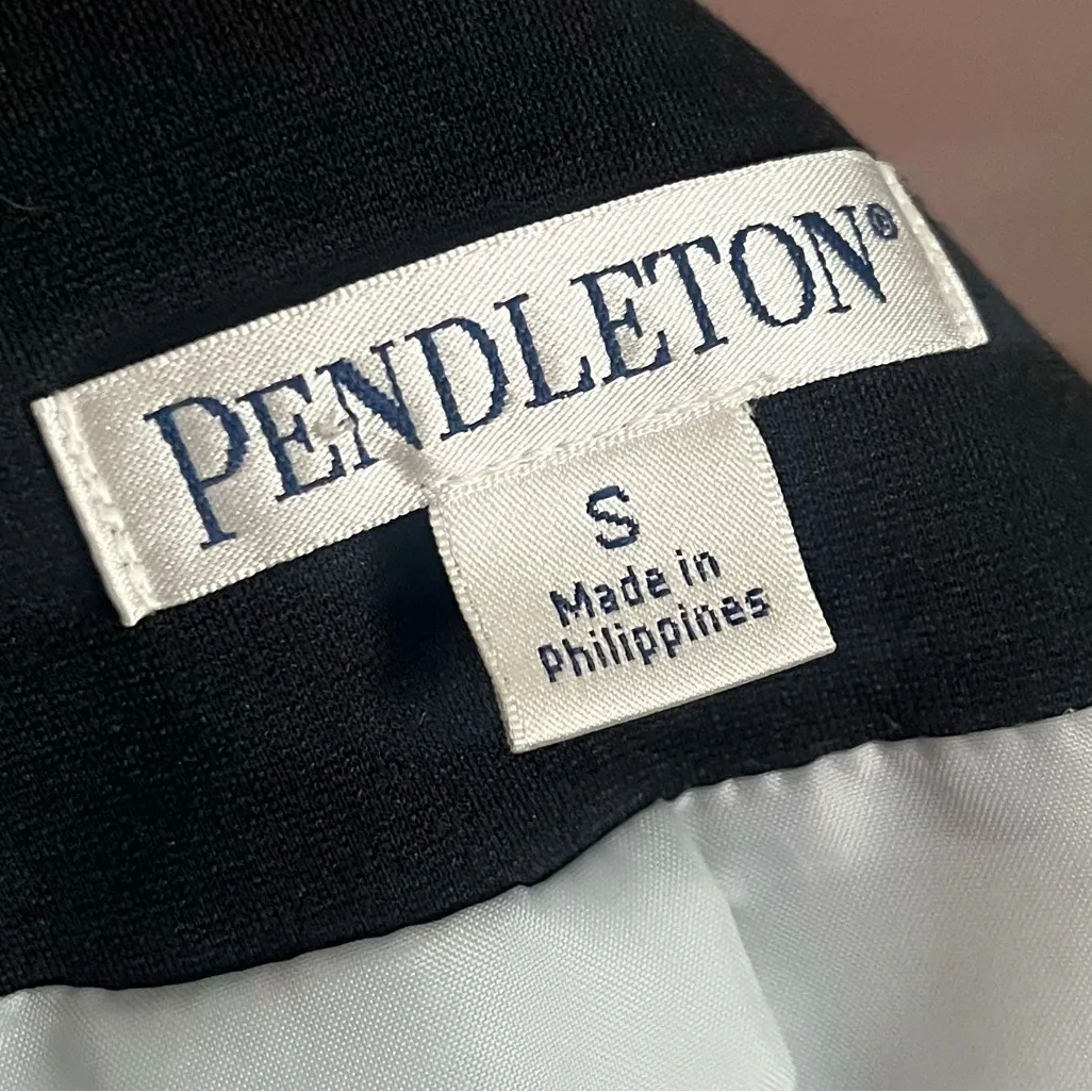 Pendleton • Tweed Plaid Zip Uo Blazer - Image 6