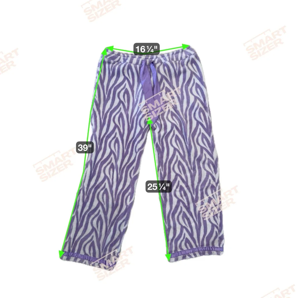 Tranquility by Colorado Clothing Lavender and White Lounge Pants Purple Size M - Image 3