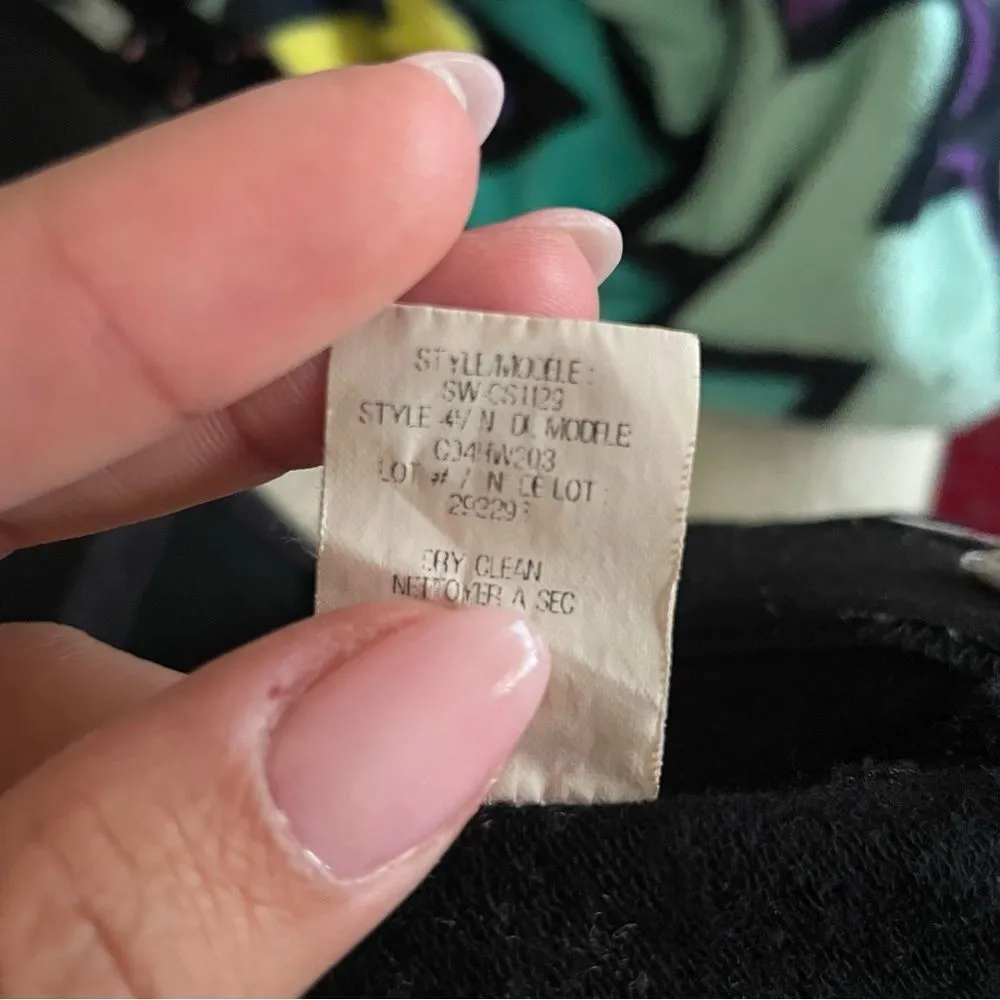 Helmut Lang  Cocoon Cotton-Blend Black Legging- Size Small - Image 13