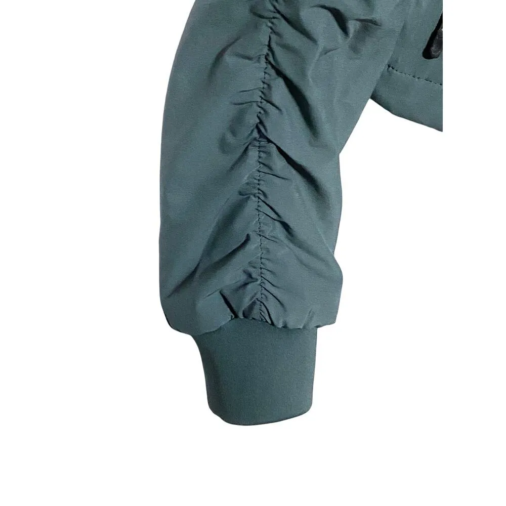 Nike Aerolayer Cropped Training Bomber Full Zip Jacket 811034 Athleisure Women S - Image 4