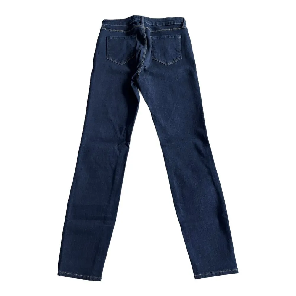 L'AGENCE Margot High Rise Skinny Jeans Dark Blue Minuit Revolve Denim 26 NWT - Image 5