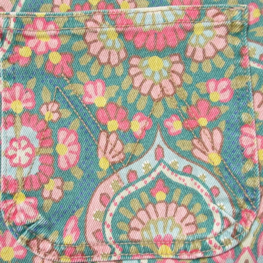 NWT Mother The Curbster Short in Under The Rug Stretch Denim Shorts 28 - Image 7