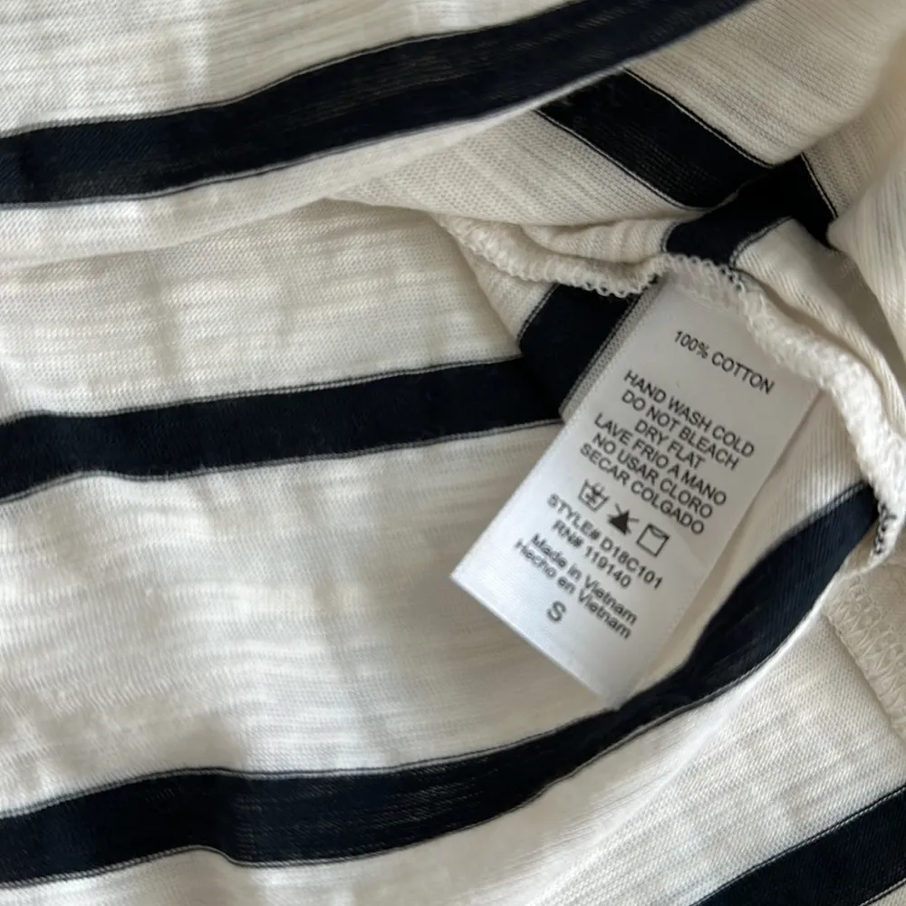 NWT Double Zero Striped Tank Top Sz SM - Image 2
