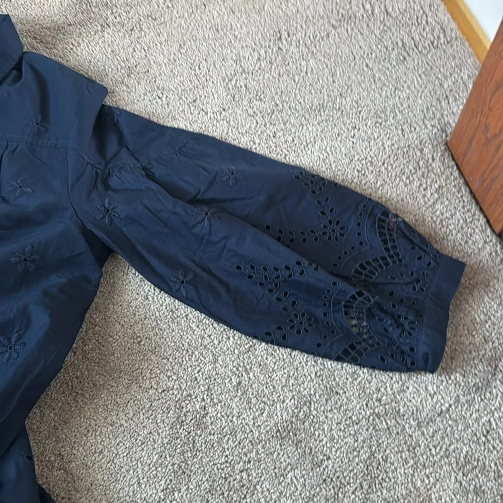 LOFT Navy Blue Short Dress/ Tunic Top SIZE M - Image 4