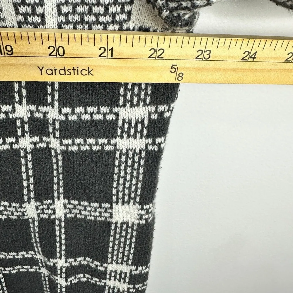 Diane‎ Von Furstenberg Cardigan Women S Plaid Retro Preppy Grunge 90s Academia - Image 6