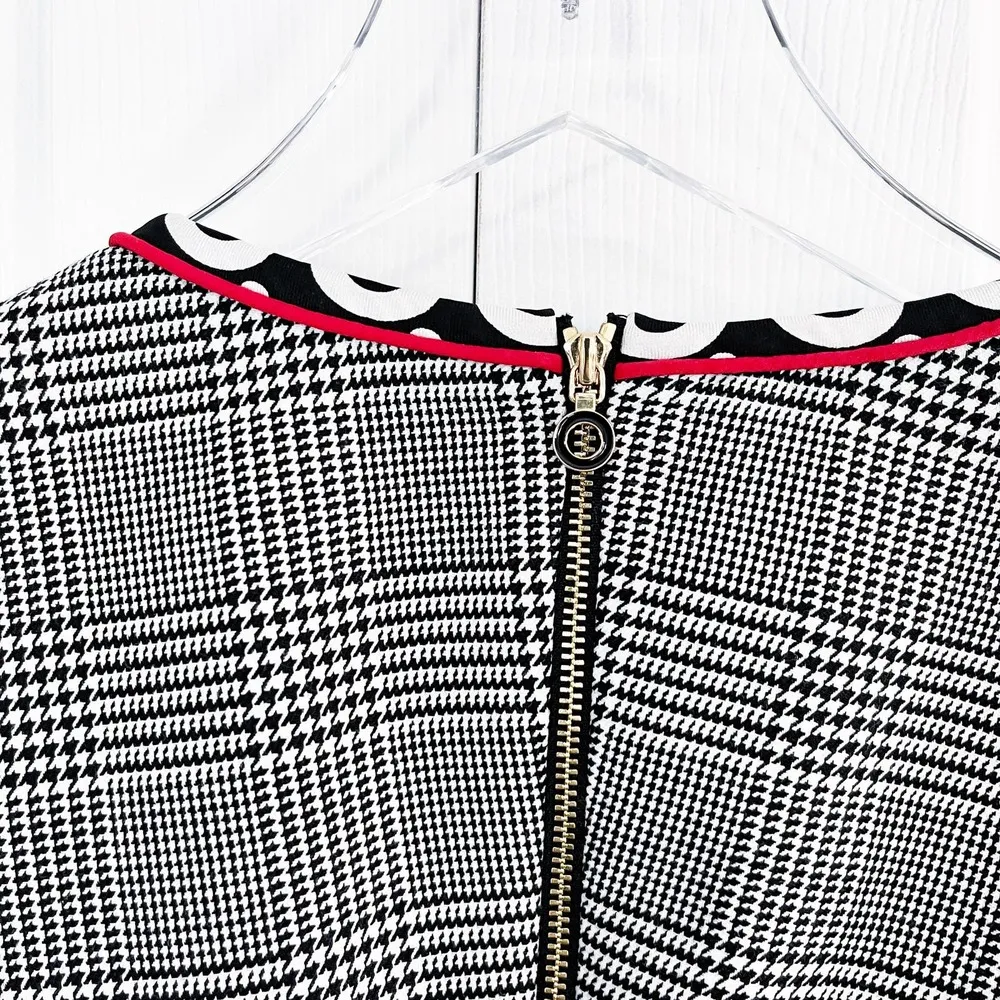 Carlisle Houndstooth Wool Blend Sheath Dress - Image 8