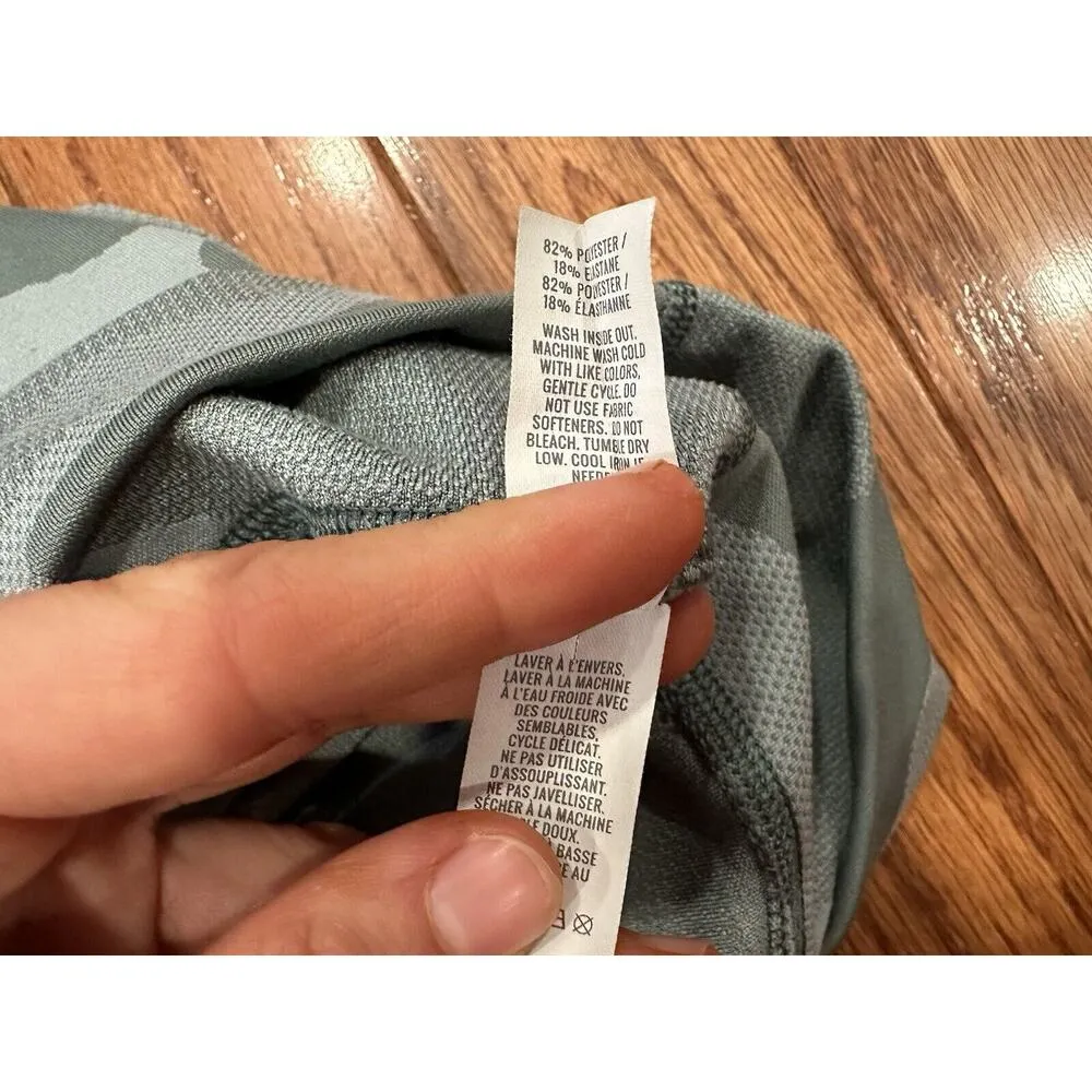 Aerie Green Camo Leggings Medium M - Image 7