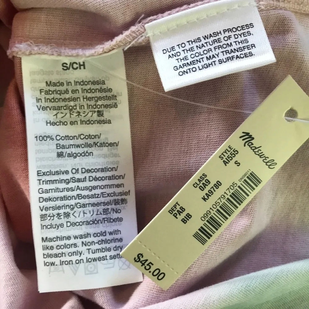 nwt // madewell x warm be where it’s warm tie dye - Image 9