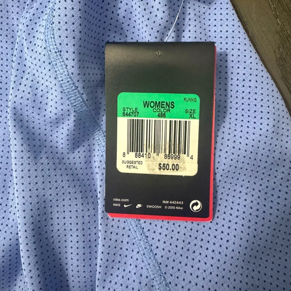 NWT Women’s Blue Nike Dri-FIT Running Long Sleeve T-Shirt XL - Image 5