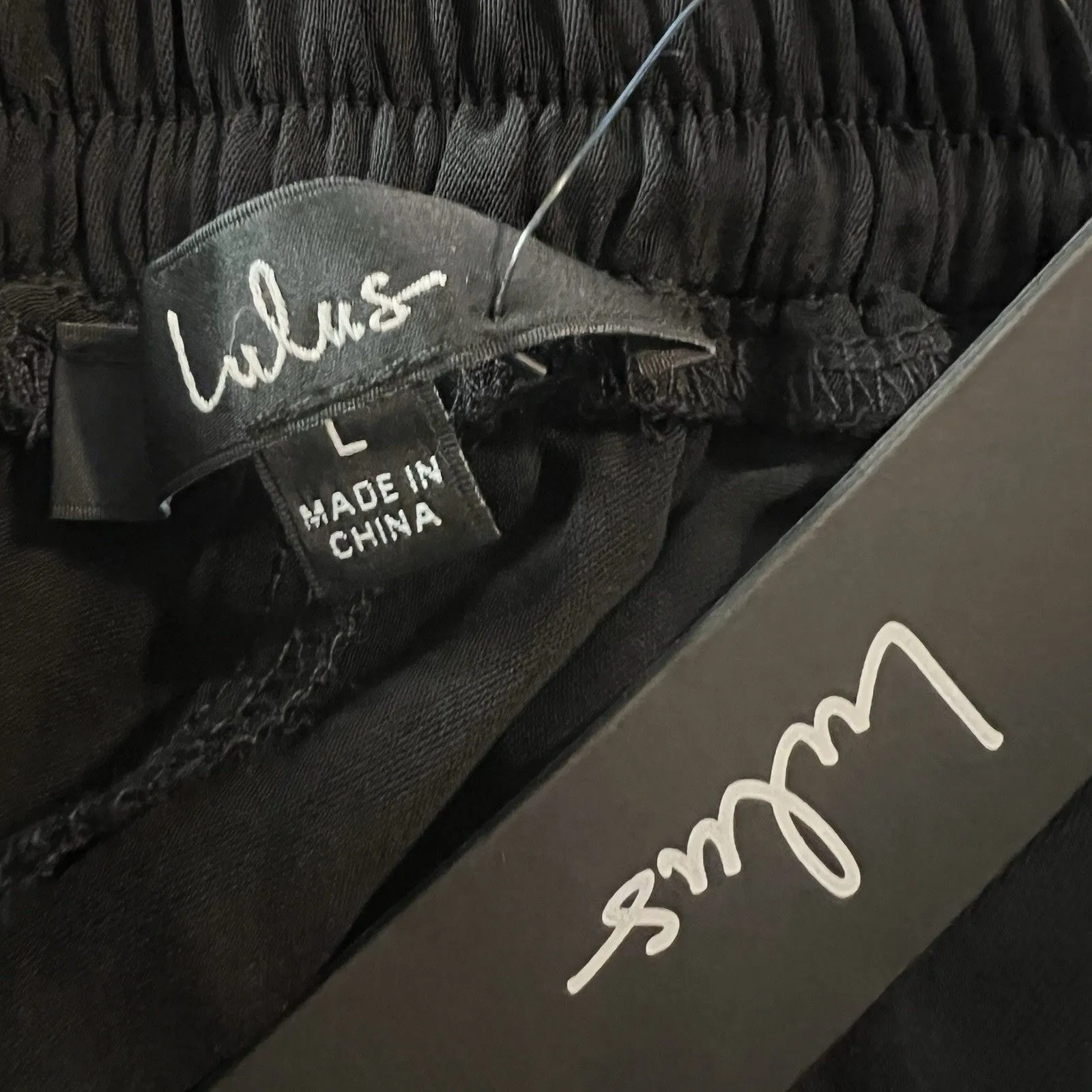 Lulus Women’s Pants Large Jogger Black - Image 3