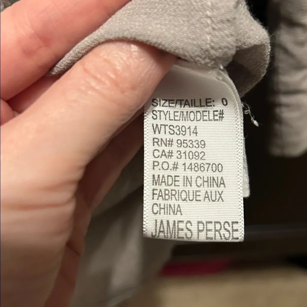 James Perse  Los Angeles Blouse with Button Detail - Image 6