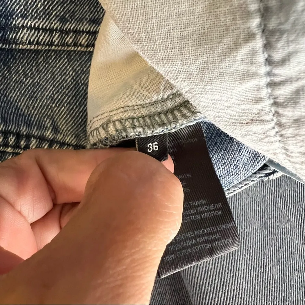 ISABEL MARANT Blue Paryama Wide Leg Jeans high rise size 36 US 4 - Image 9