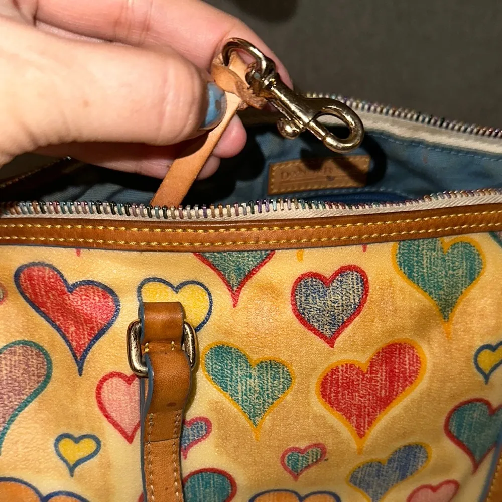 Dooney & Bourke Multicolor Heart Shoulder Bag - Image 11