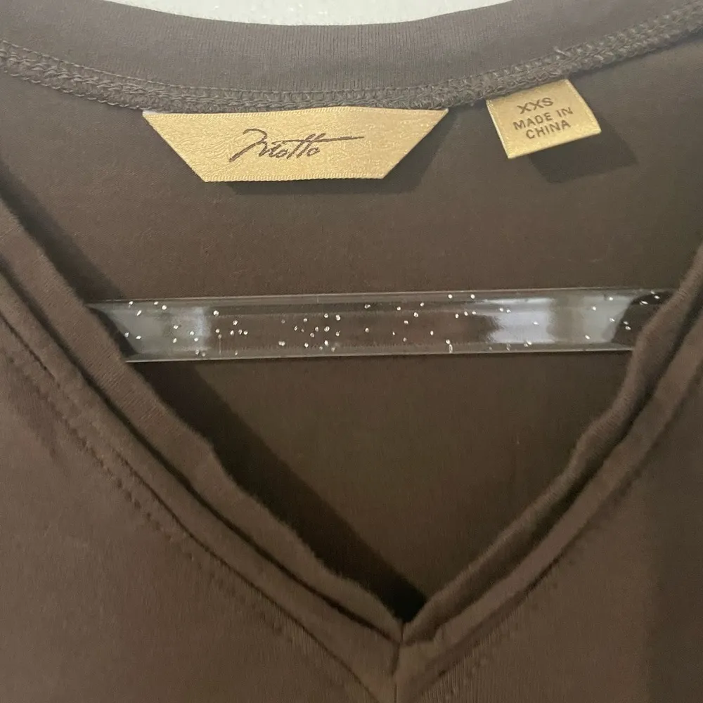 Motto Brown Maxi Dress h Size XXS - Image 5