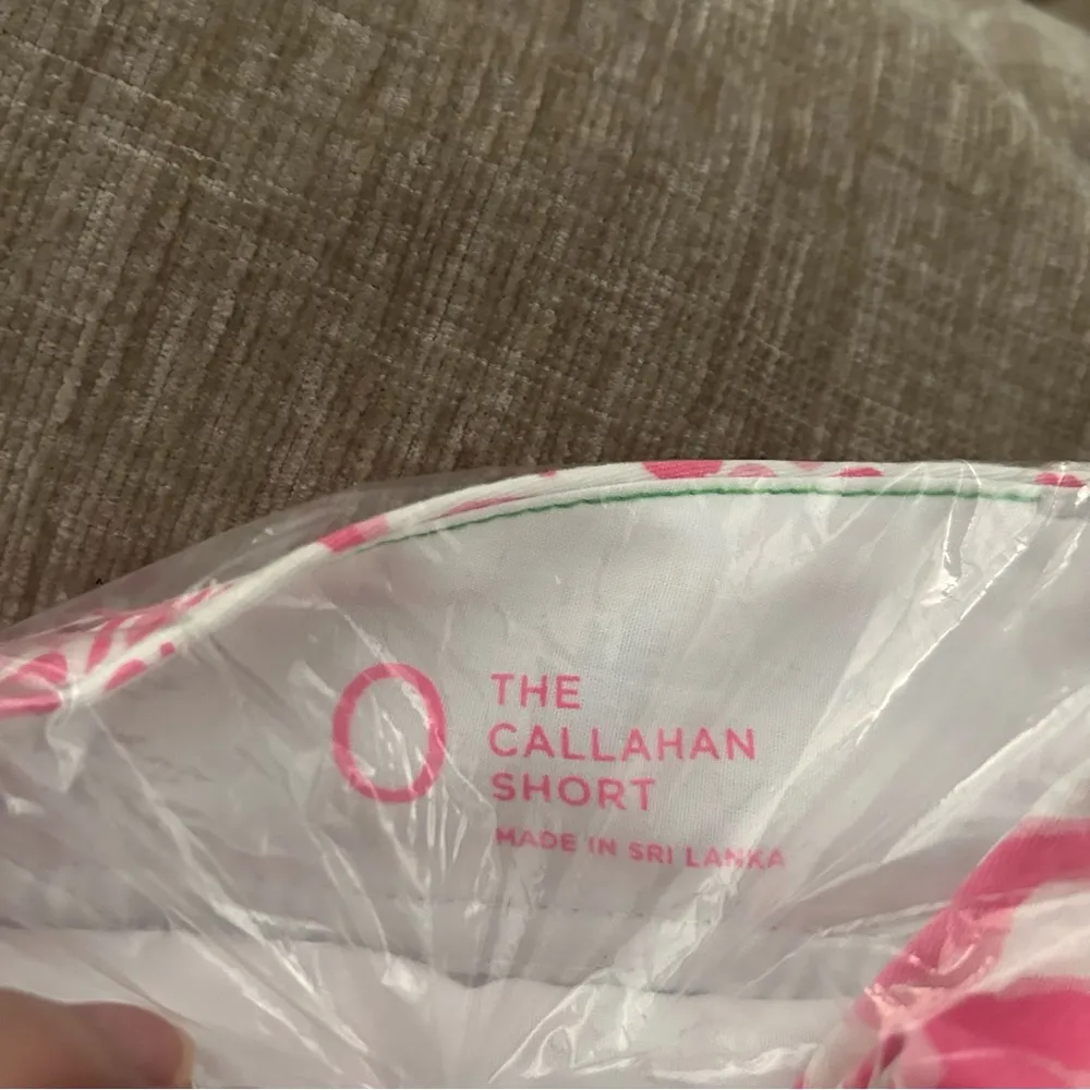 Lilly Pulitzer Callahan Get Spotted Pink Lion Cotton Shorts Z13 - Image 6