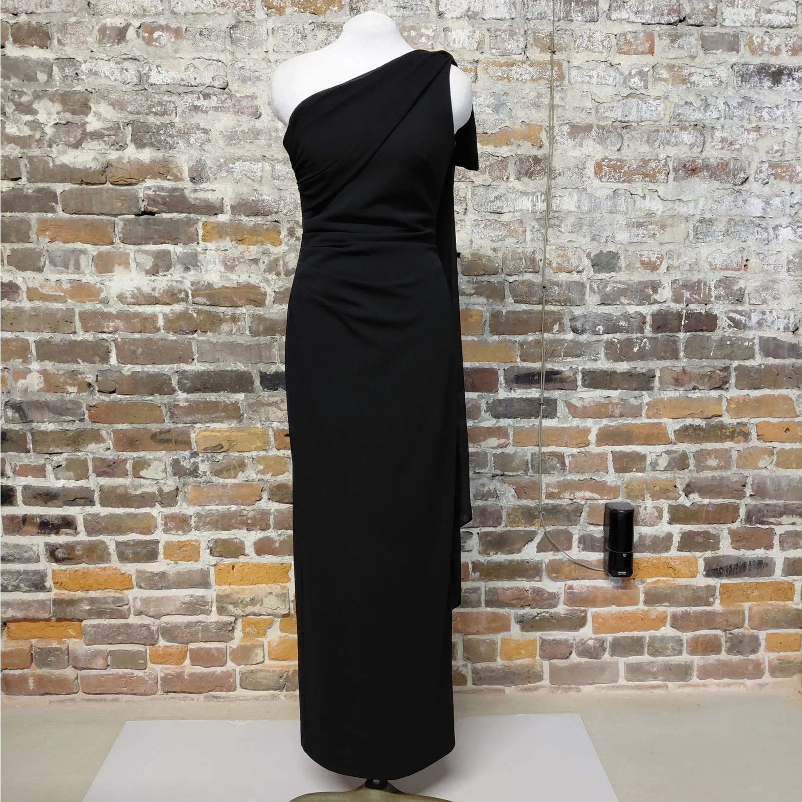 Xscape Formal Evening Gown Size 4 Black Cocktail Party Wedding Guest Dress Prom - Image 6