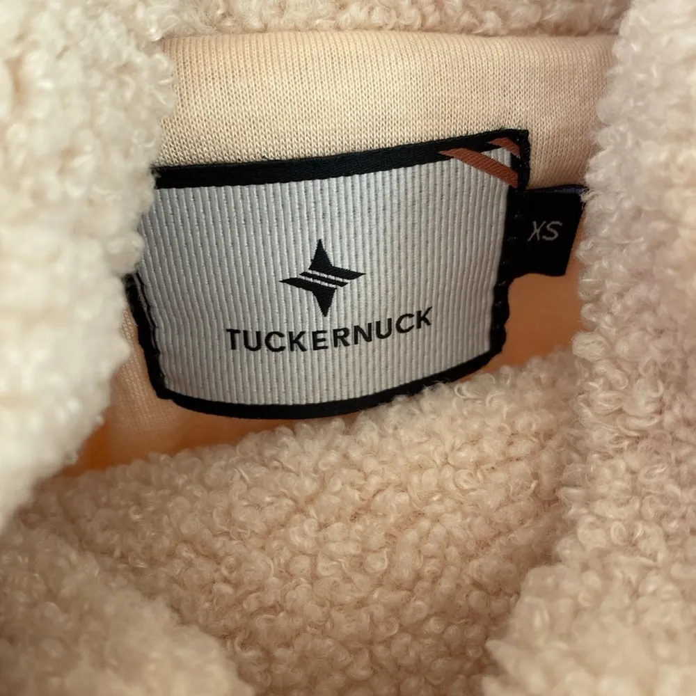 Tuckernuck Tan Teddy Fleece Rollins Pullover XS‎ Sherpa Tan Cream Neutral Warm - Image 7