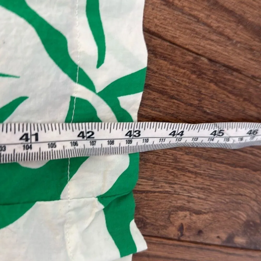 A New Day green floral cross back in pocket midi dress small - Image 10