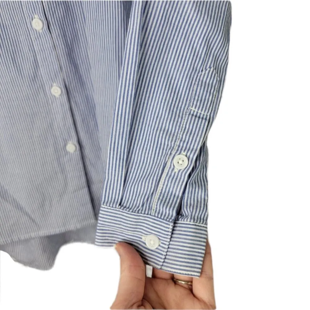 Beach Lunch Lounge Floral Embroidered Button Down Shirt - Image 7