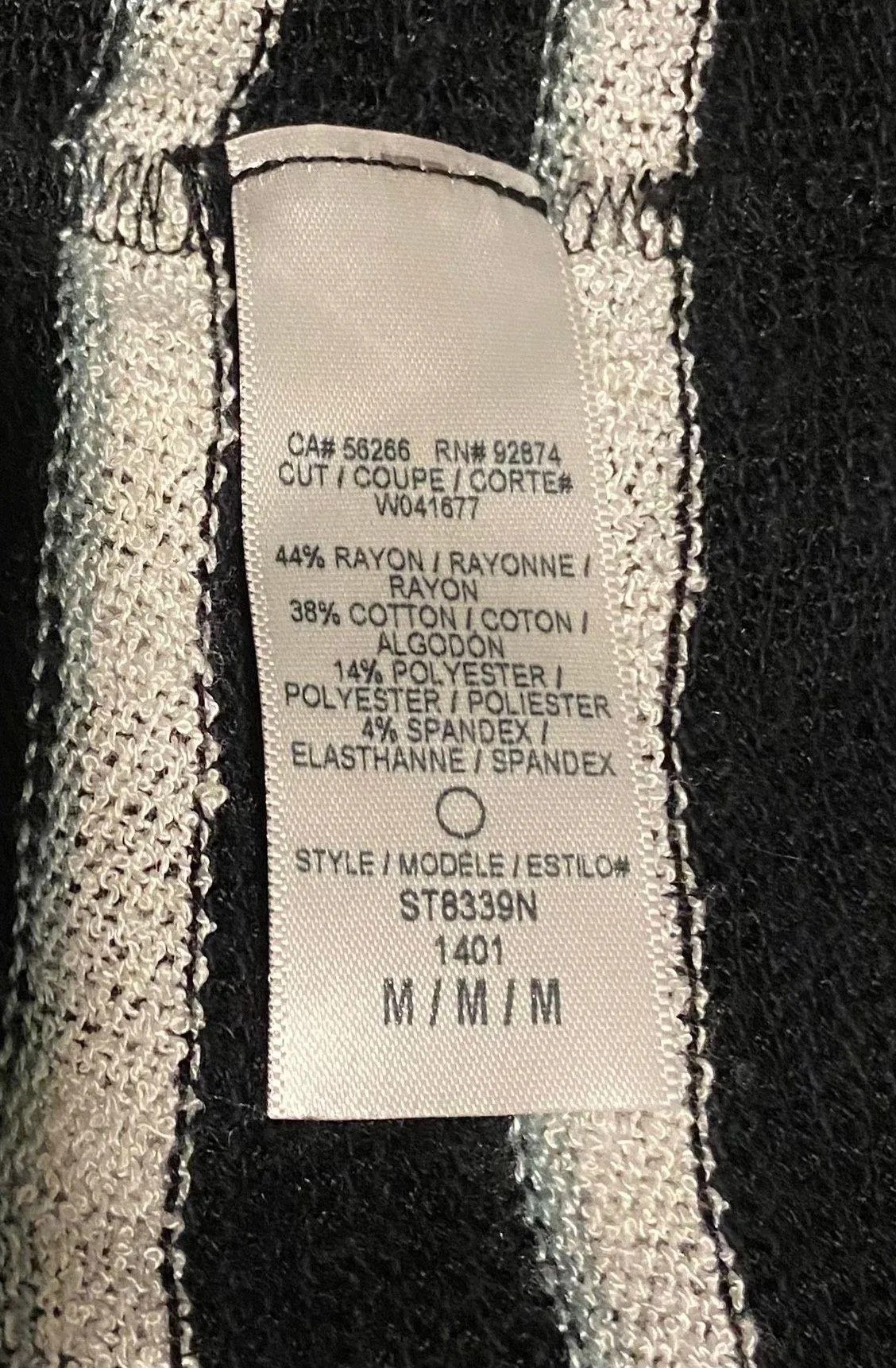 Open Front Striped Knit Cardigan Sweater - Image 7