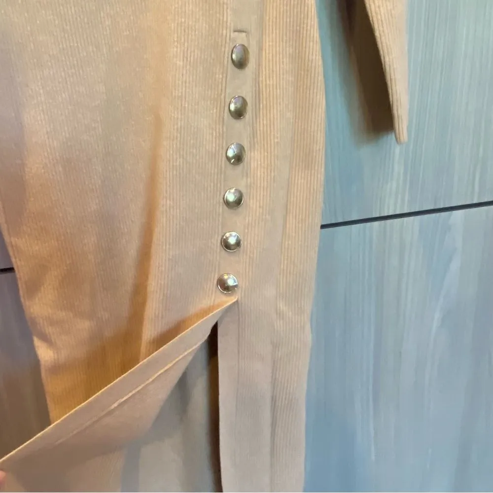 Nine West Tan Camel Bodycon Dress Medium NWT - Image 3