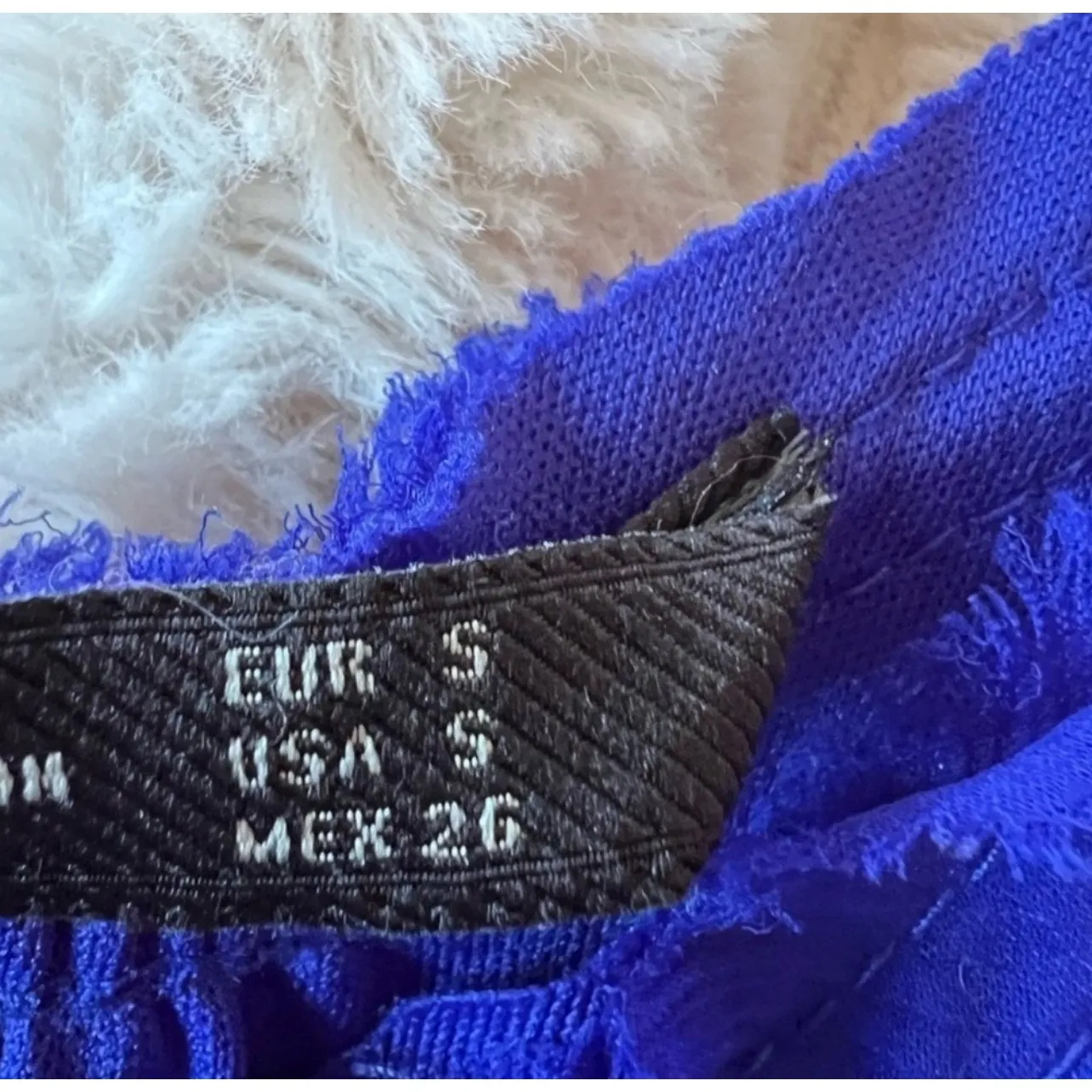 Zara Trafaluc Blue Tiered Ruffle Mini Dress Party fairycore Mermaidcore Small - Image 11