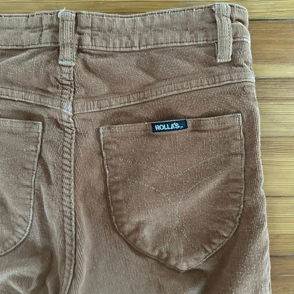 Rolla’s High Rise East Coast Flare Corduroys in Tan Size 29 Brown - Image 7