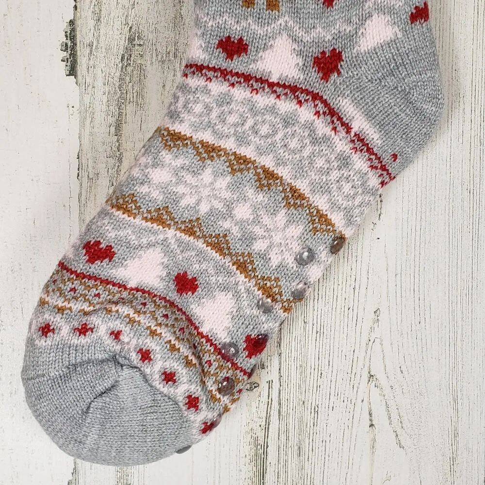 NWT Mari Clare Sherpa Lined Knit Winter Holiday Design No - Image 2