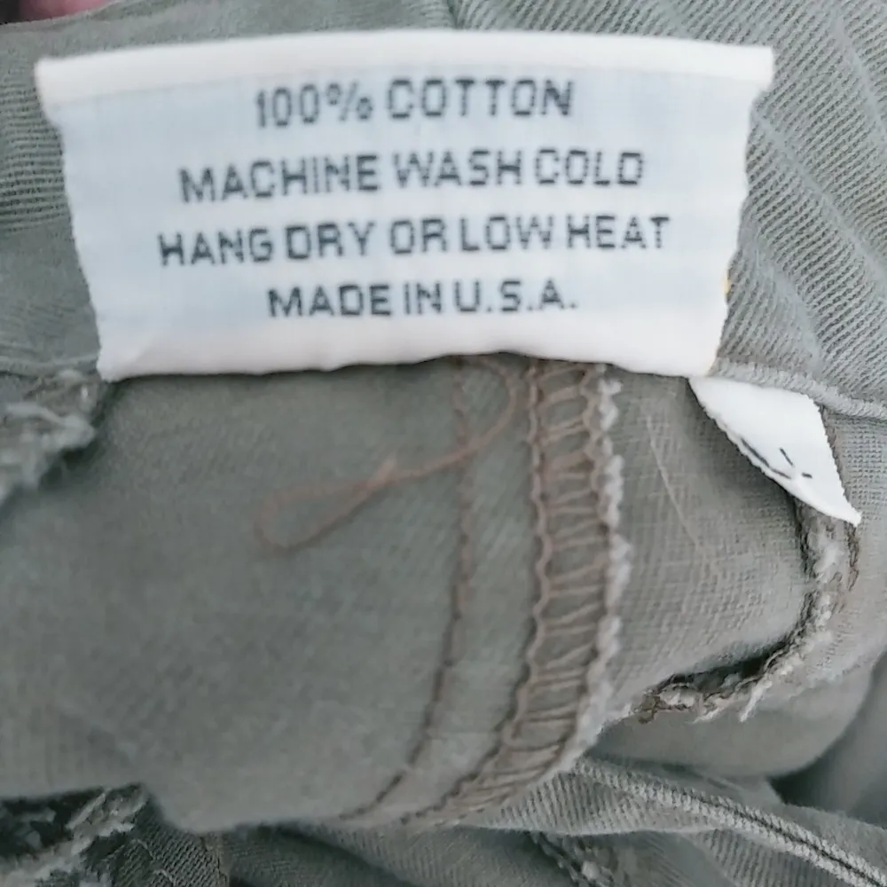 She Safari M 32x33 Khaki Cargo Pants Tall Green Size 32 - Image 9