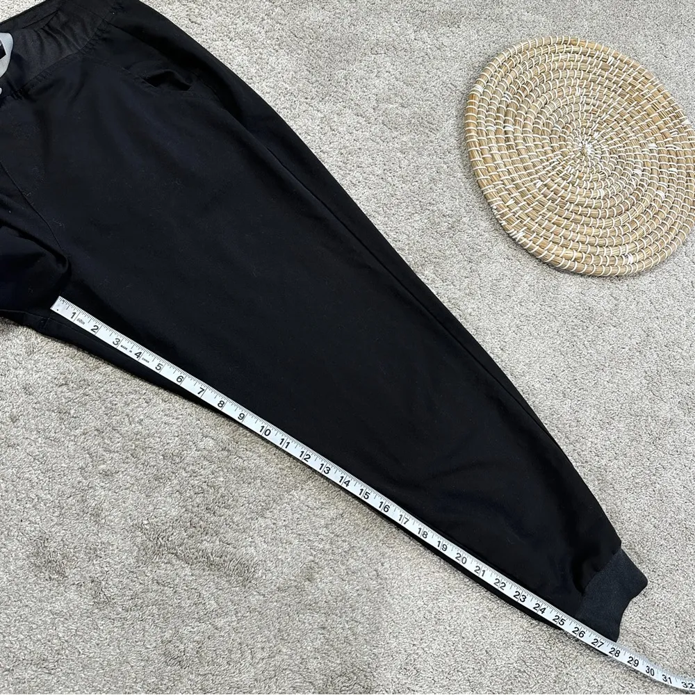 Figs Women’s Zamora Jogger Scrub Pants Pull On Drawstring in Black L - Image 13