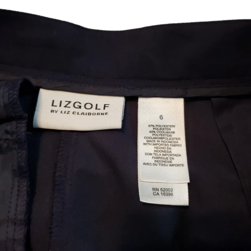 Liz Golf Shorts Size 6 By Liz Claiborne Casual Bermuda Golfing Shorts Golfer Women's Shorts - Image 3