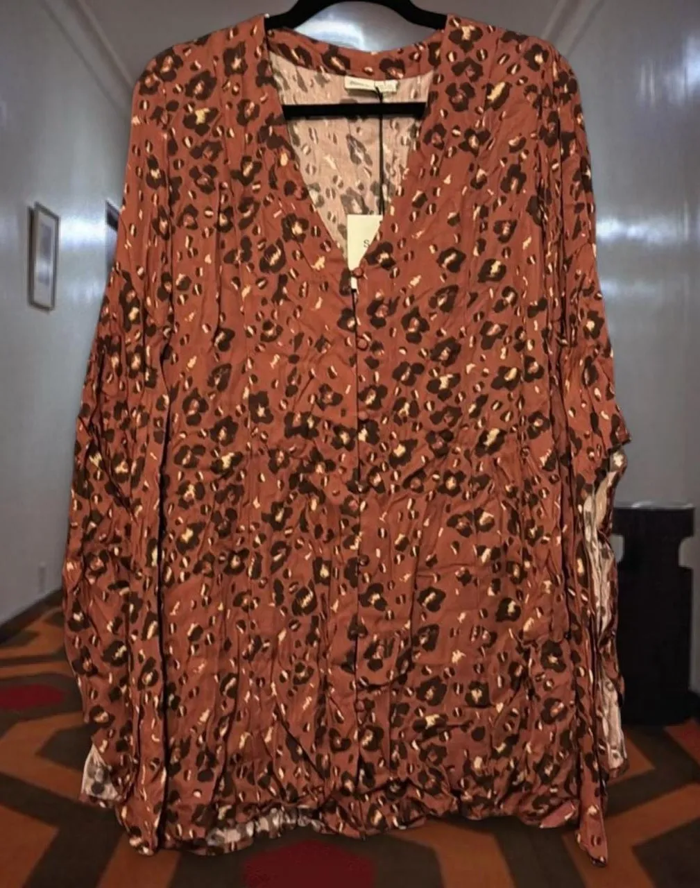 NWOT Somedays Lovin Into The Wild Animal Print Mini Dress - Image 4