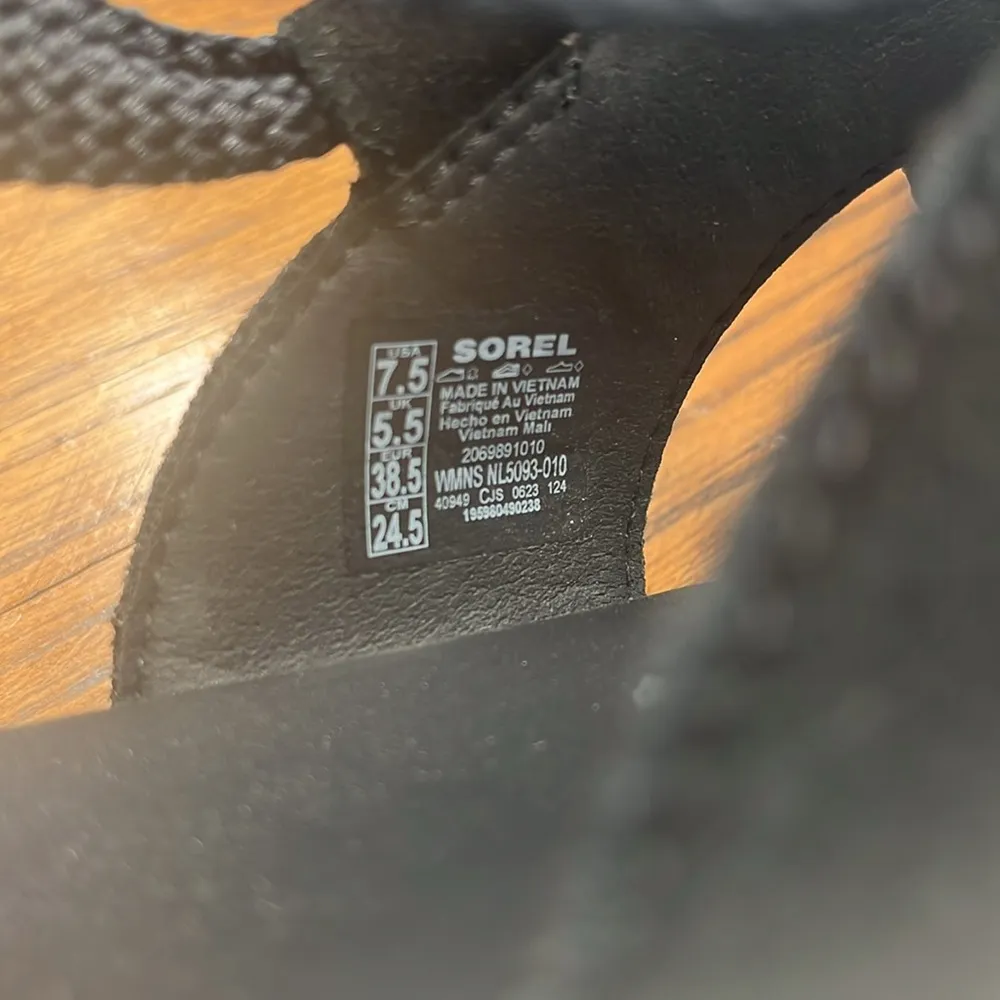 Sorel NWOT Ona Streetworks Espadrille Flat Suede Open Toe Ankle Tie Sandal - Image 9