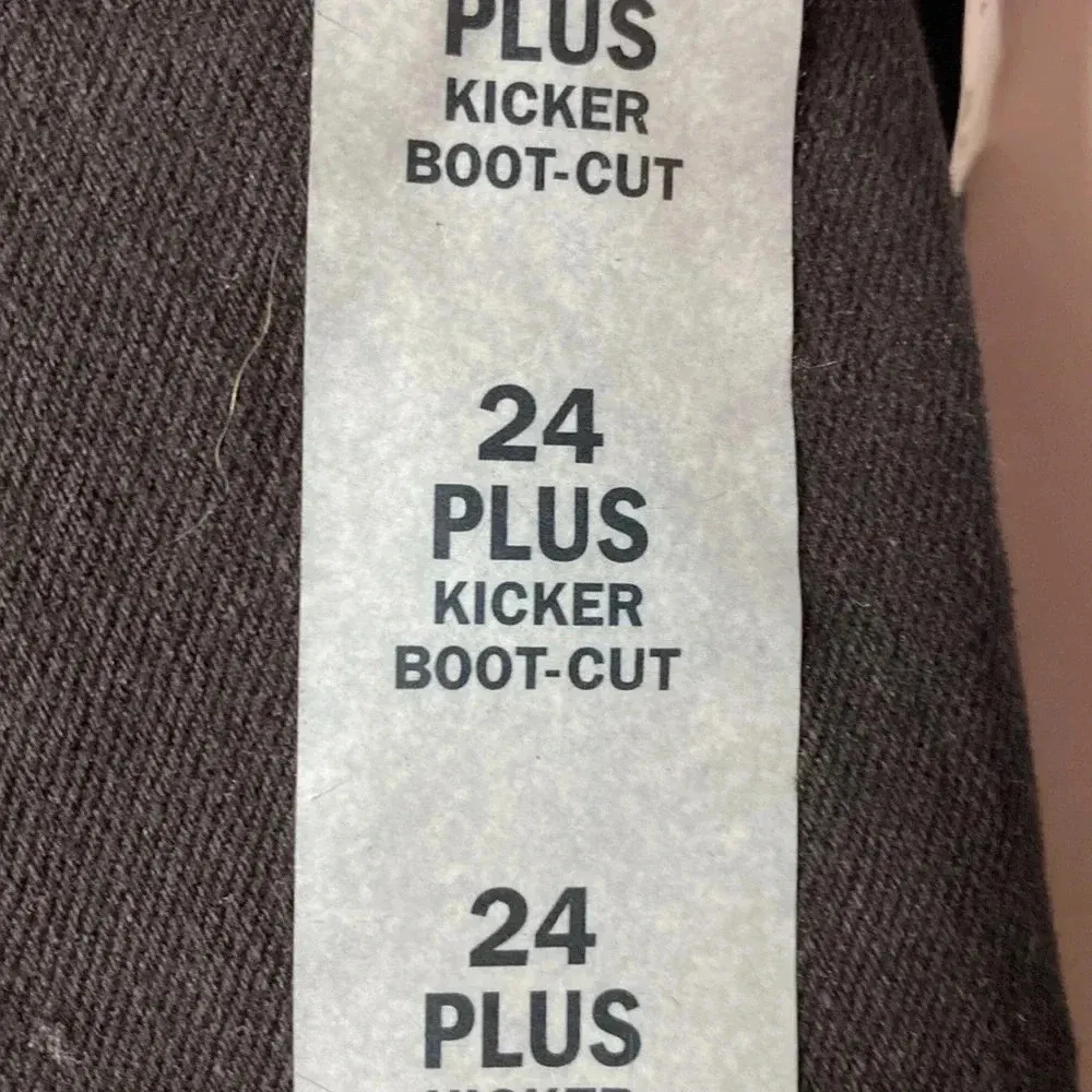 NWT OLD NAVY KICKER BOOT CUT WO SIZE 24 PLUS BLACK JEANS - Image 4