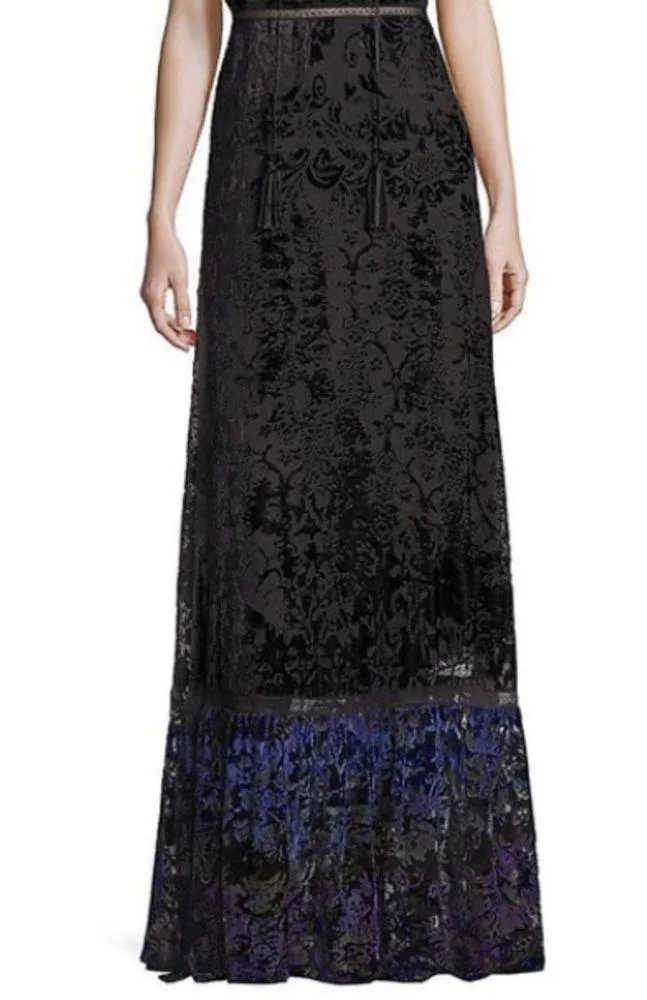 Elie Tahari Charlize Velvet Burnout Maxi Dress 6 - Image 2