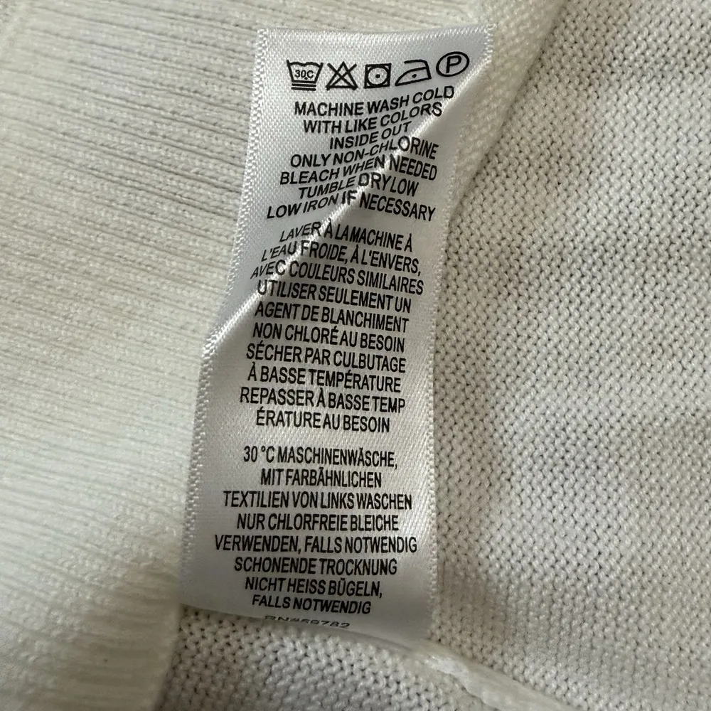 ADRIANNA PAPELL Short Sleeved Polka Dot Intarsia SWEATER Size Large L - Image 7