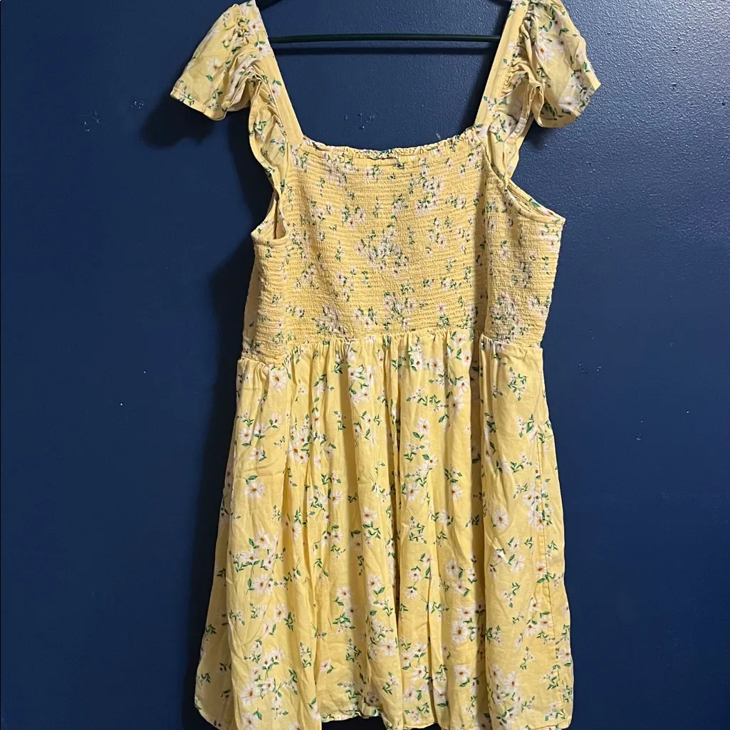 Old Navy  Yellow Floral Dress - Image 2